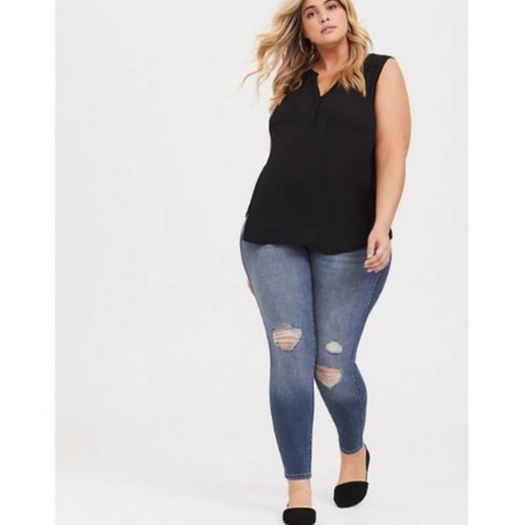 torrid Denim - Torrid Jegging Skinny Premium Stretch High Rise Jean Size 22